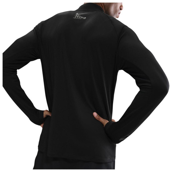 Nike Ανδρική μακρυμάνικη μπλούζα Dri-FIT UV Stride Long Sleeve Running Top